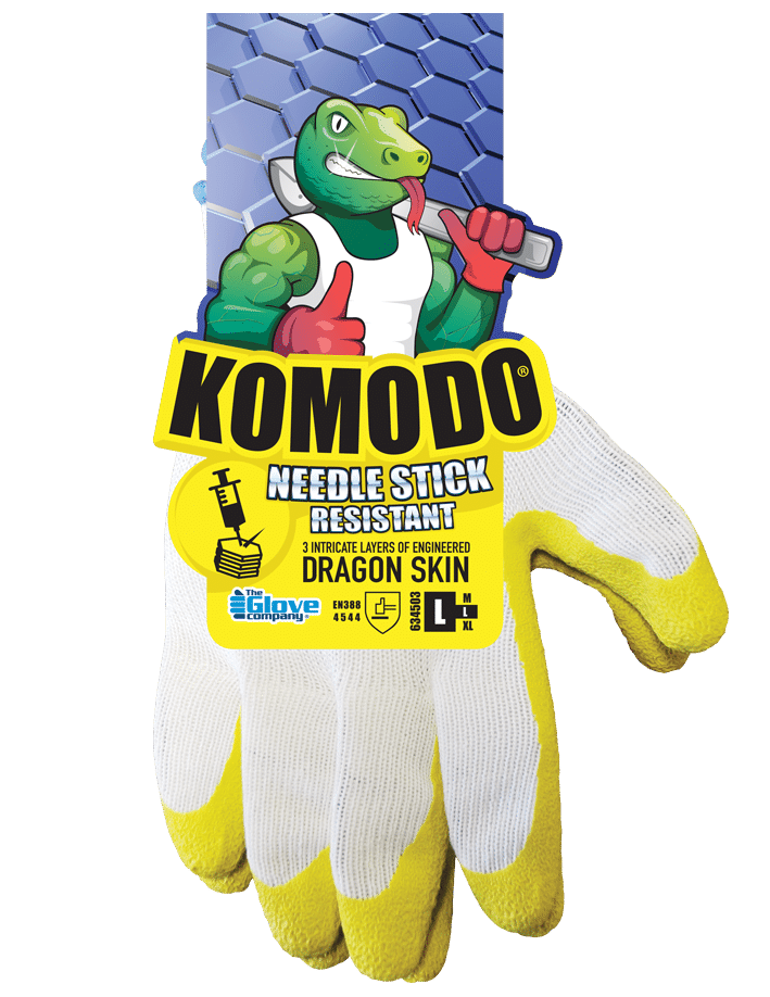 KOMODO® Dragon Skin® Needle Stick Resistant Gloves - The Glove Company -  New Zealand